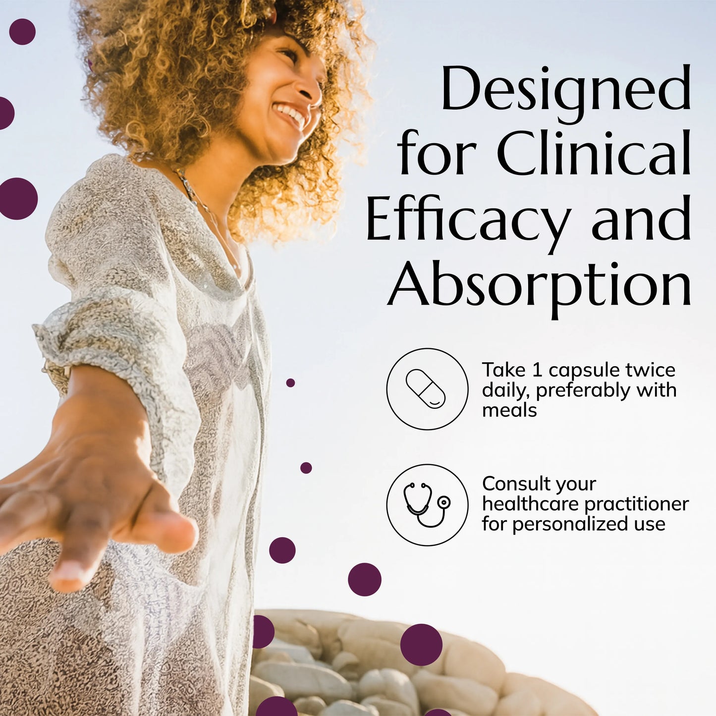 Designed for Clinical efficacy and absorption Berberine Complex